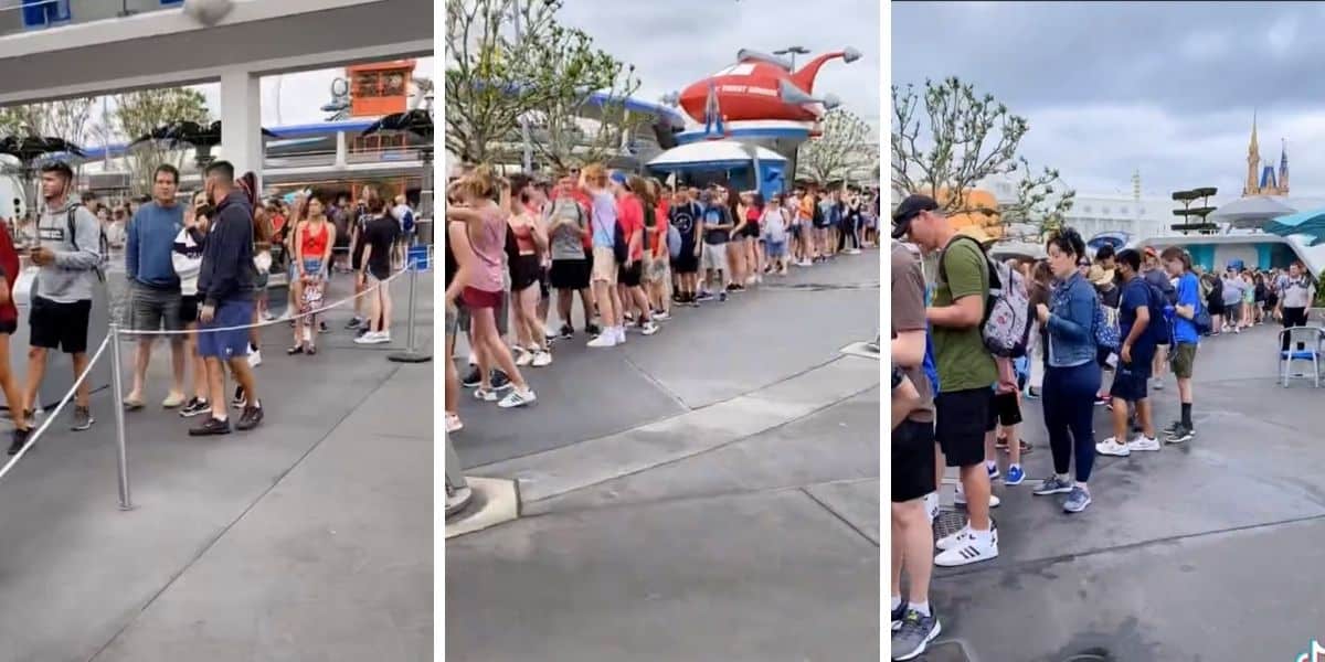 space mountain line