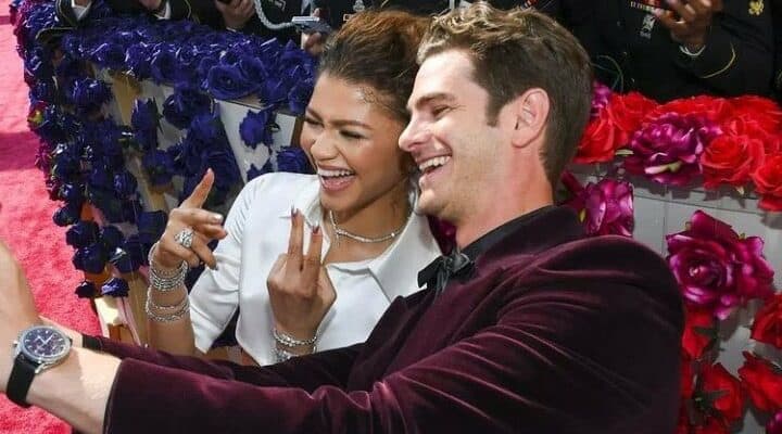 Zendaya (left) and Andrew Garfield (right)