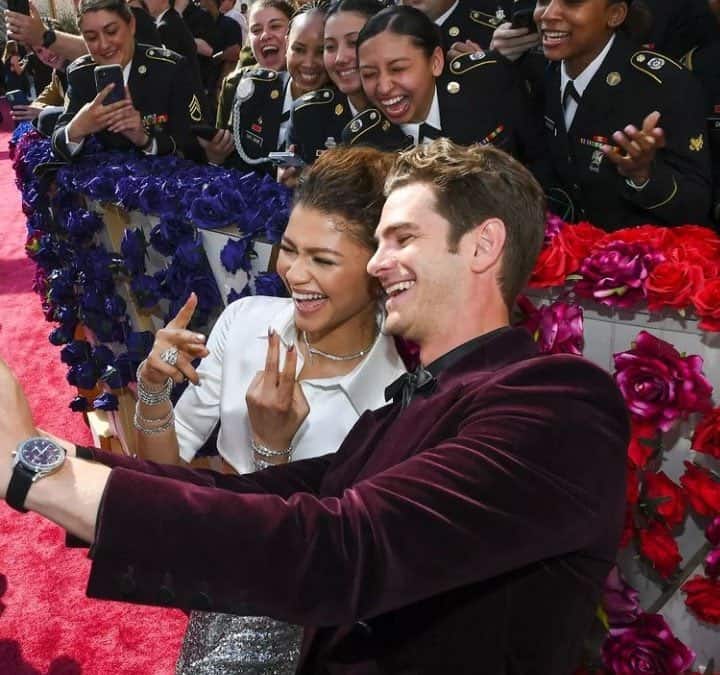 Zendaya (left) and Andrew Garfield (right)