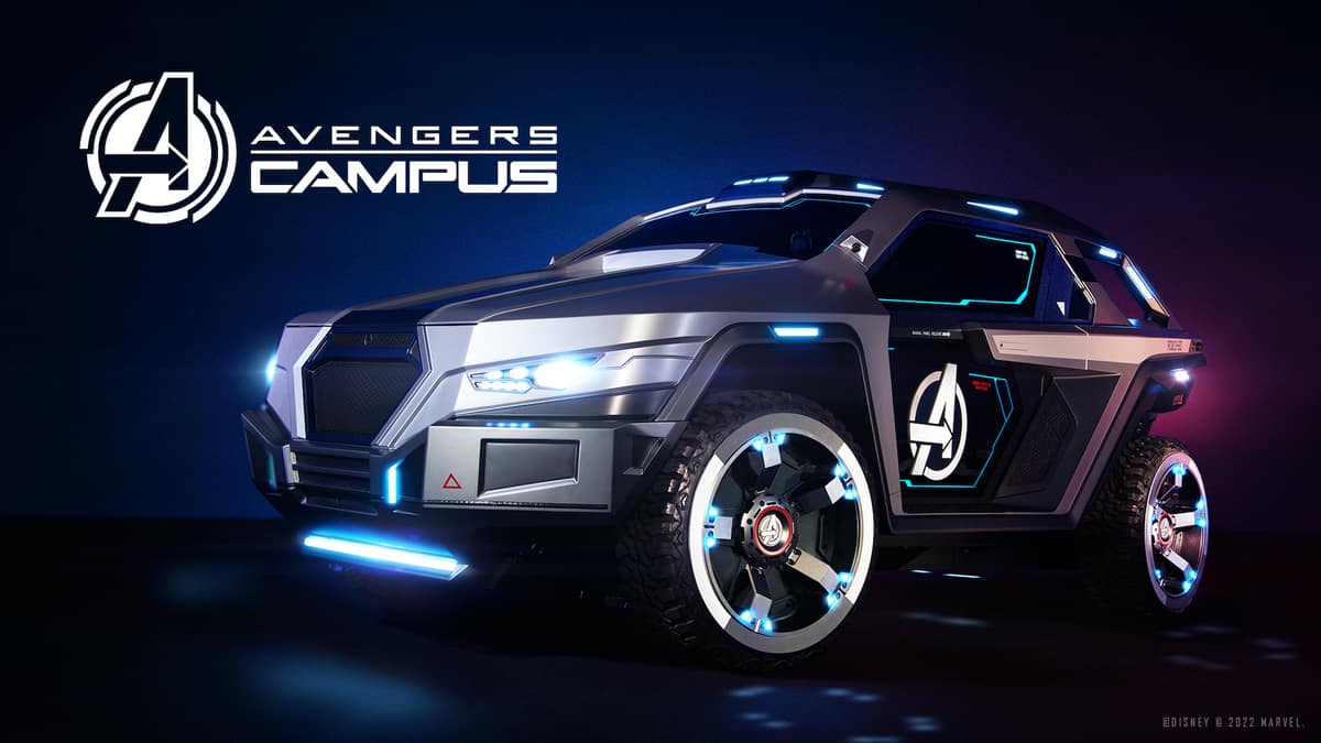 Avengers Deployment Vehicle for Avengers Campus at Walt Disney Studios Park