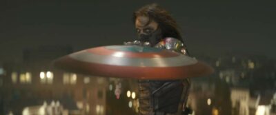 Buck Barnes/Winter Soldier Catching Cap's Shield