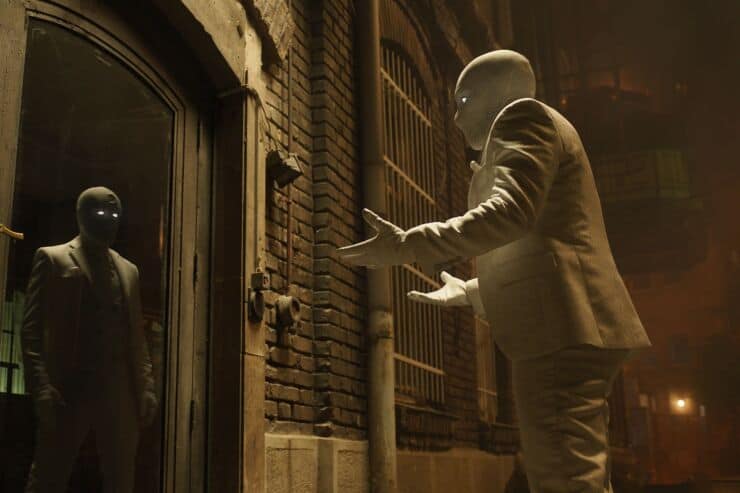 Mr. Knight talking to Marc Spector