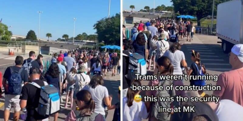 disney world security line