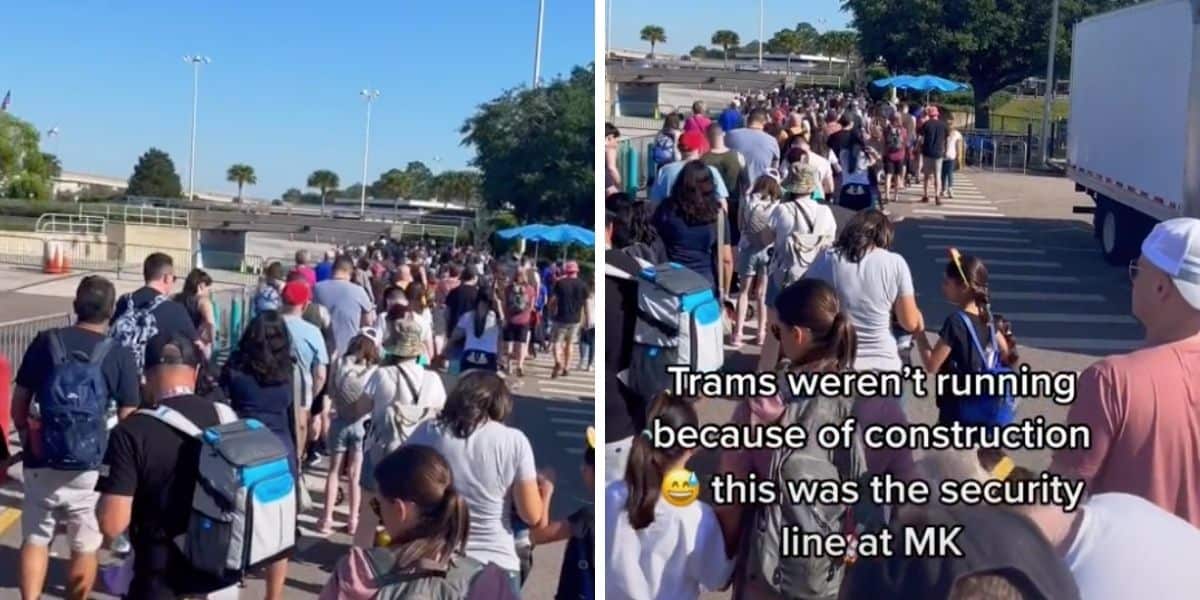 disney world security line