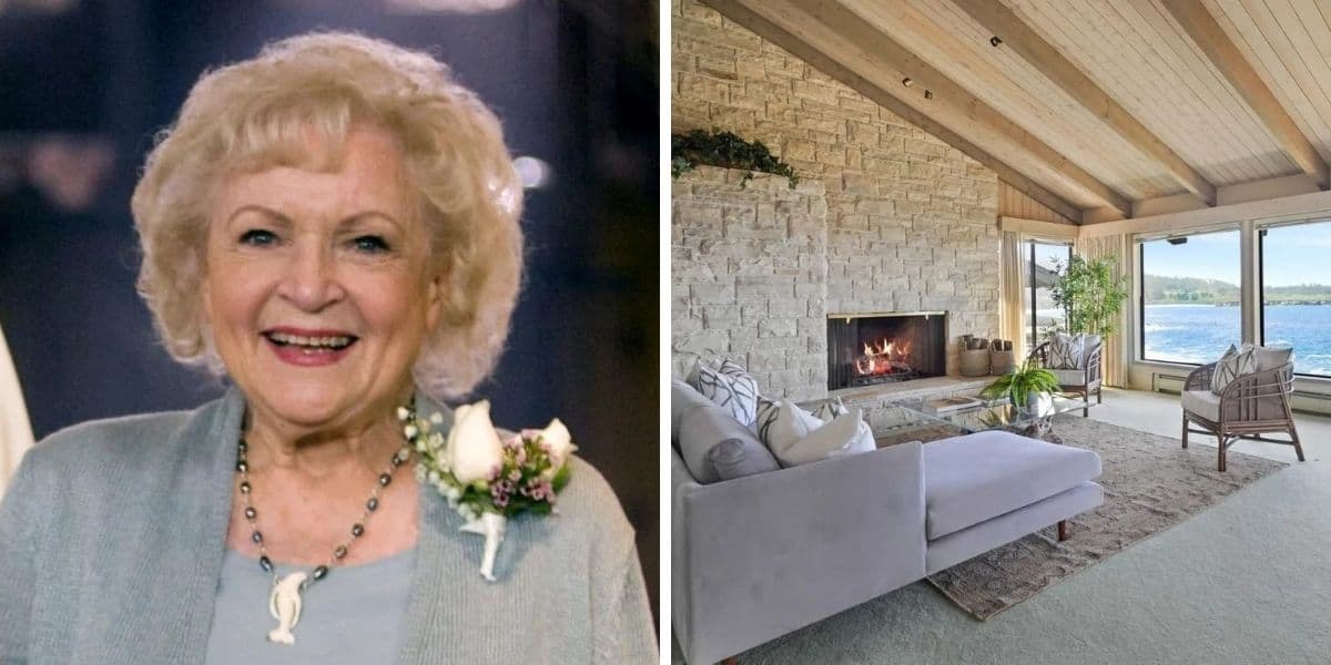 betty white (left) betty white house (right)