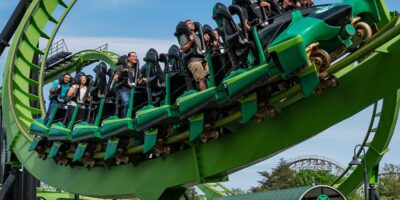 green lantern coaster at six flags great adventure