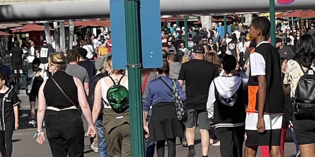 downtown disney memorial day weekend crowd