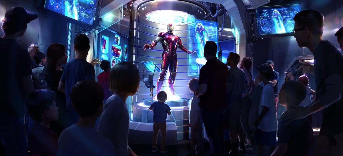 Iron Man animatronic at Disneyland Paris Avengers Campus