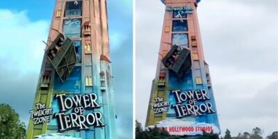 Disney World's Tower of Terror billboard