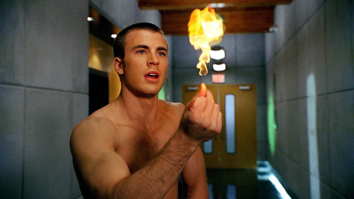 Chris Evans as Johnny Storm AKA Human Torch in Fantastic Four
