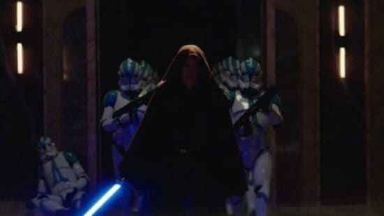 Anakin storming Jedi Temple