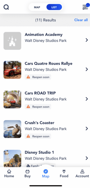 List of closed Walt Disney Studios Park attractions