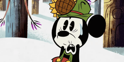 Nervous Mickey Mouse from the mickey mouse shorts