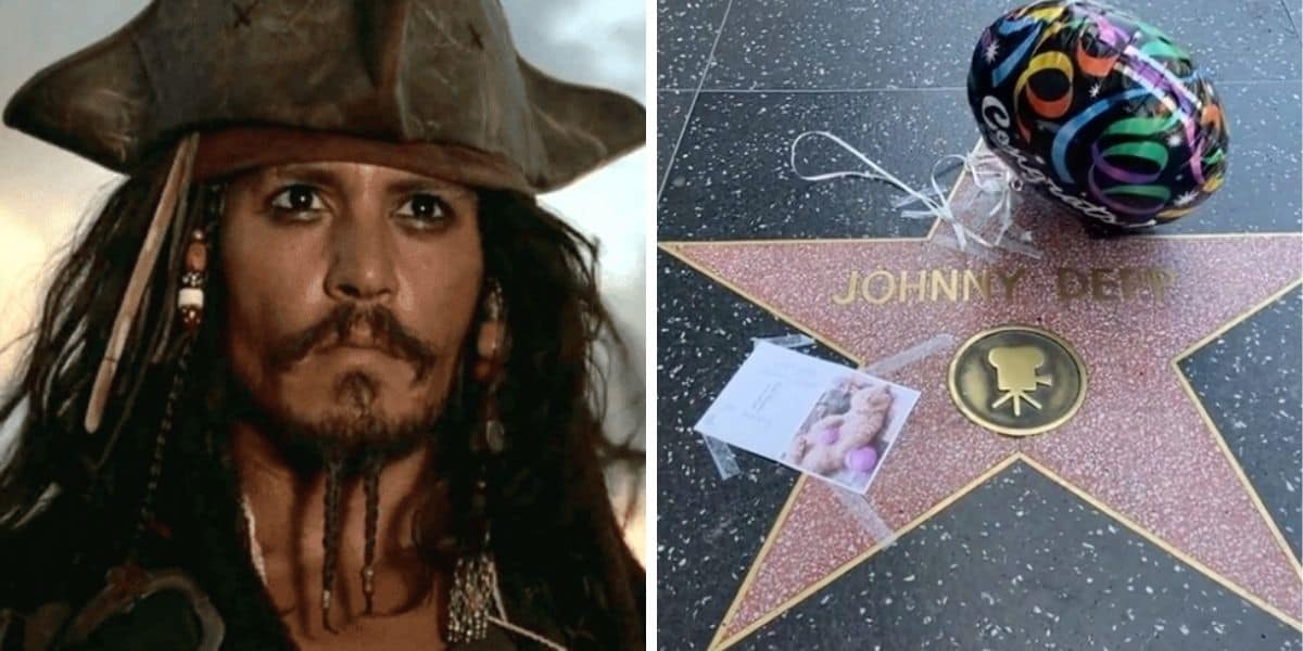 johnny depp (left) johnny depp hollywood star (right)