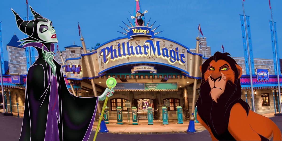 mickeys philharmagic with maleficent and scar png