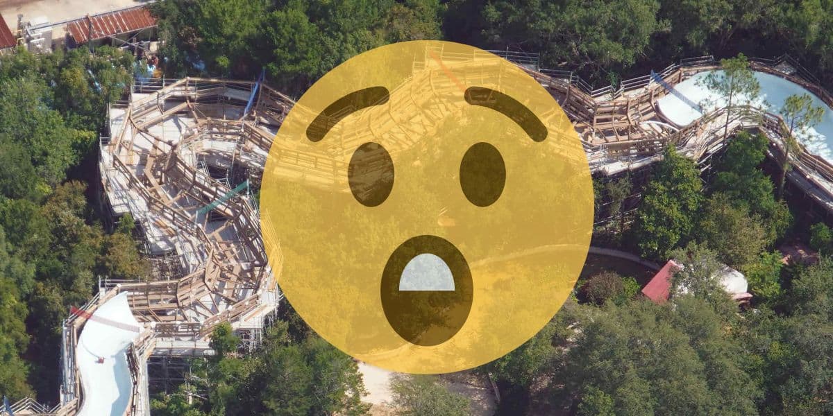 blizzard beach refurbishment aerial view