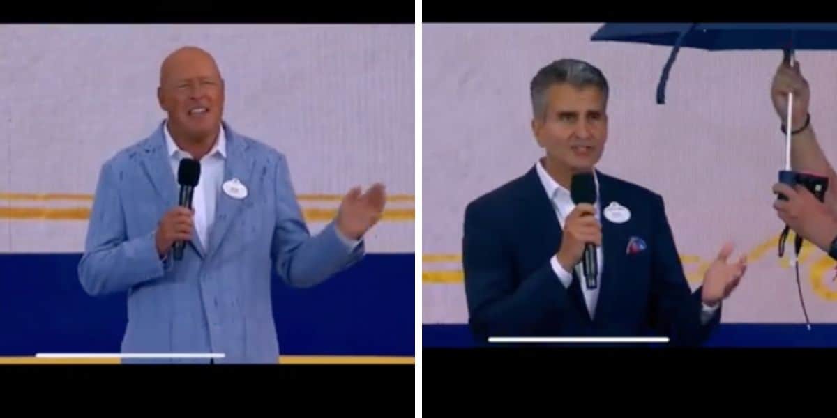 bob chapek (left) josh d'amaro (right)