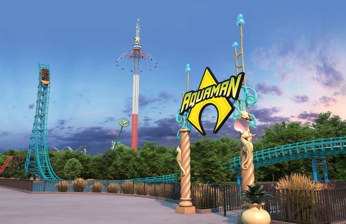 Six Flags Over Texas Aquaman-Power-Wave concept