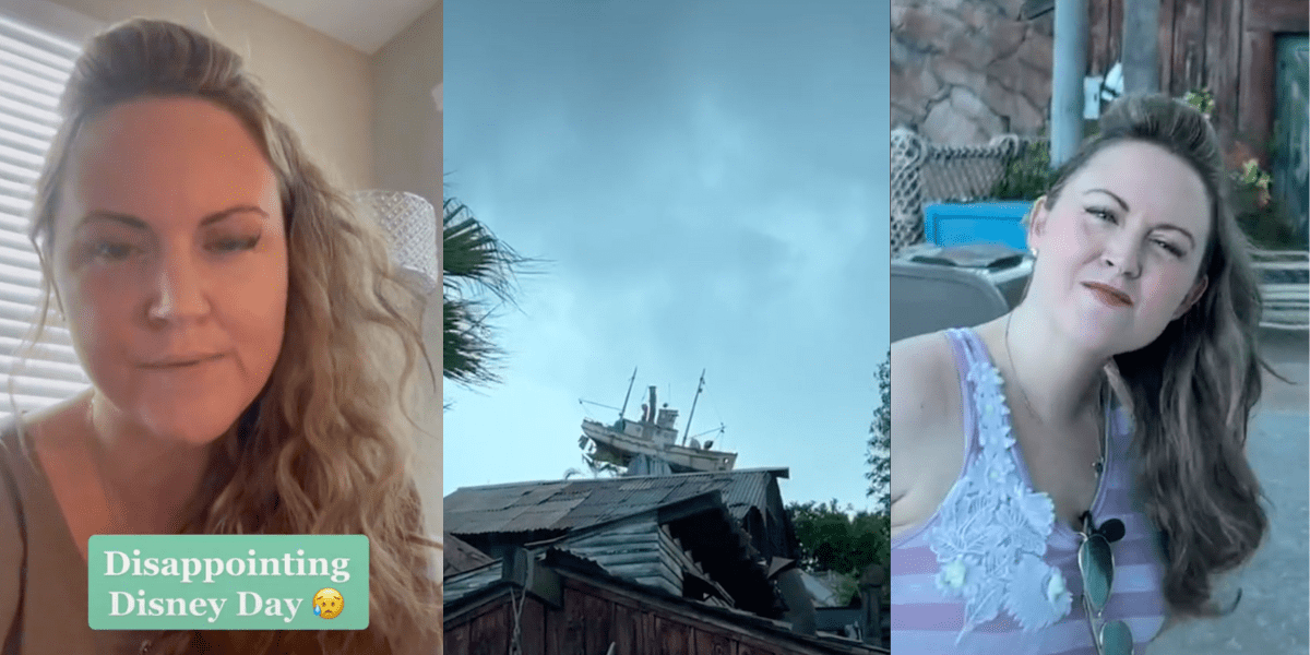Guest shows footage from her h2o glow party that was rained out.