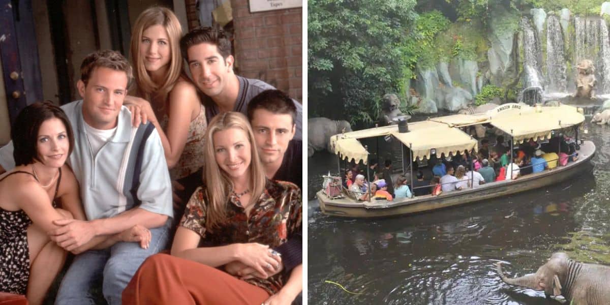friends cast (left) jungle cruise (right)