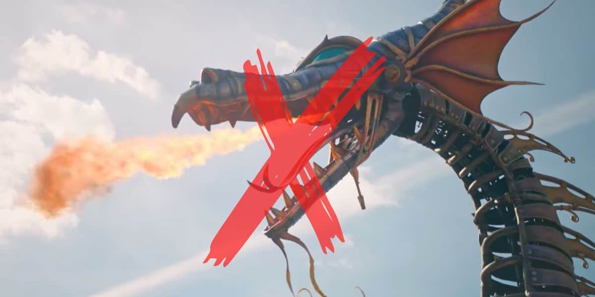 maleficent fire parade float with x png