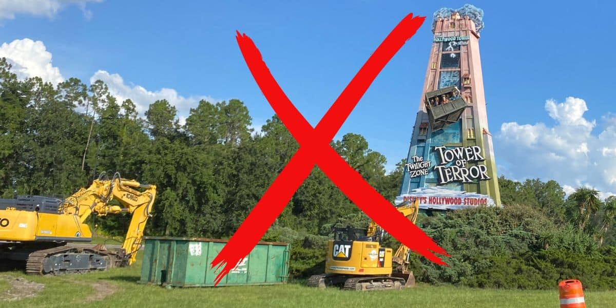 tower of terror sign with x png