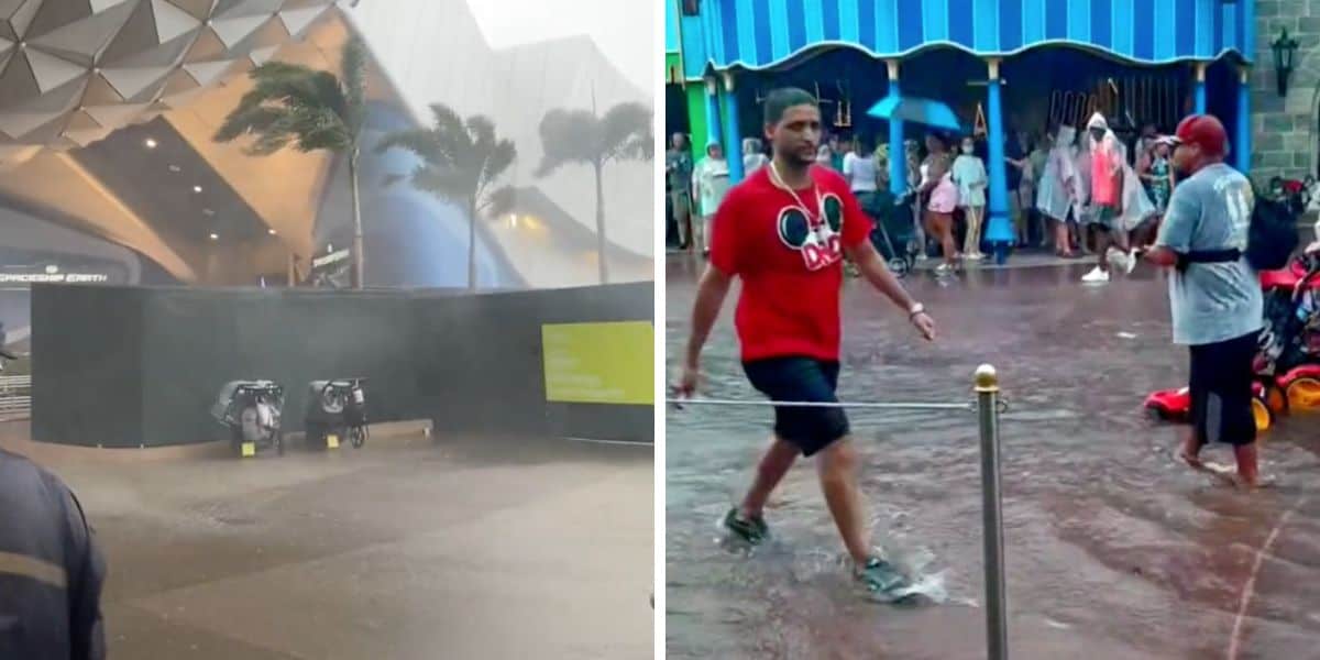 disney world hail storm