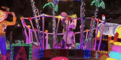 Buzz Lightyear Loses His Top in Bizarre Disney Wardrobe Malfunction