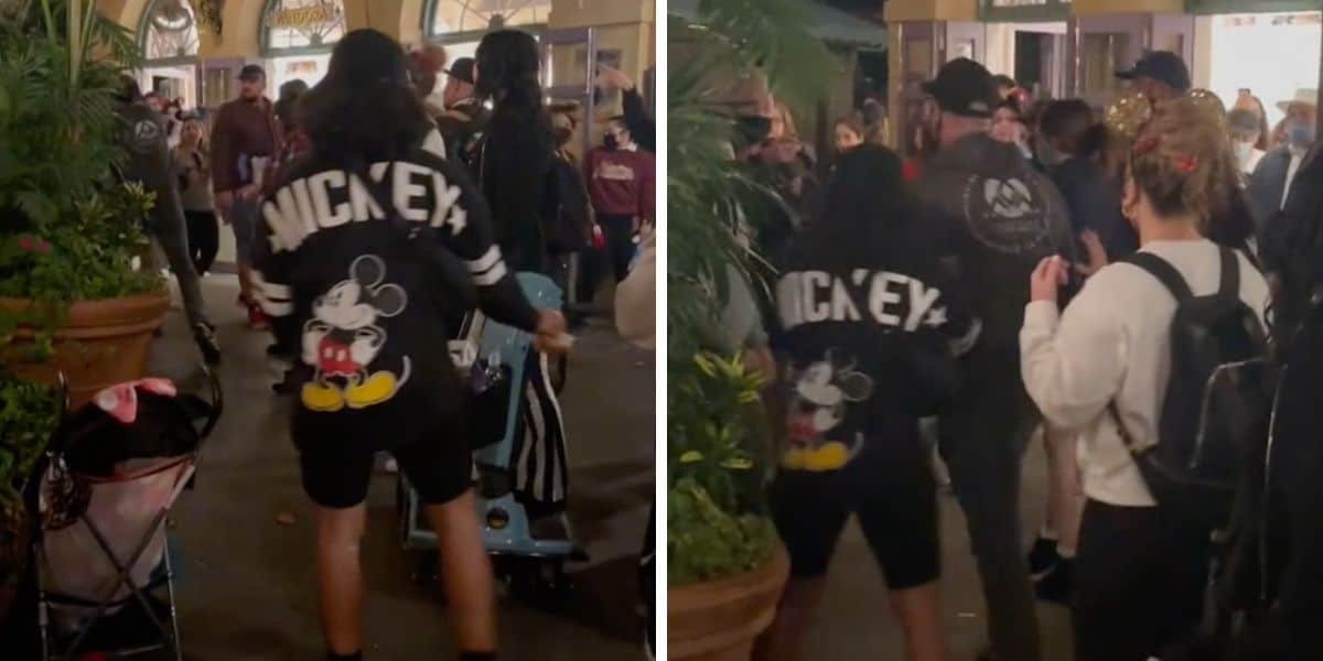 guests fight at disneyland