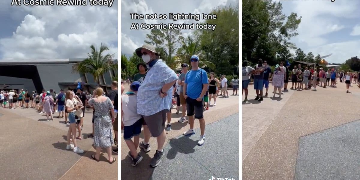 disney world cosmic rewind line