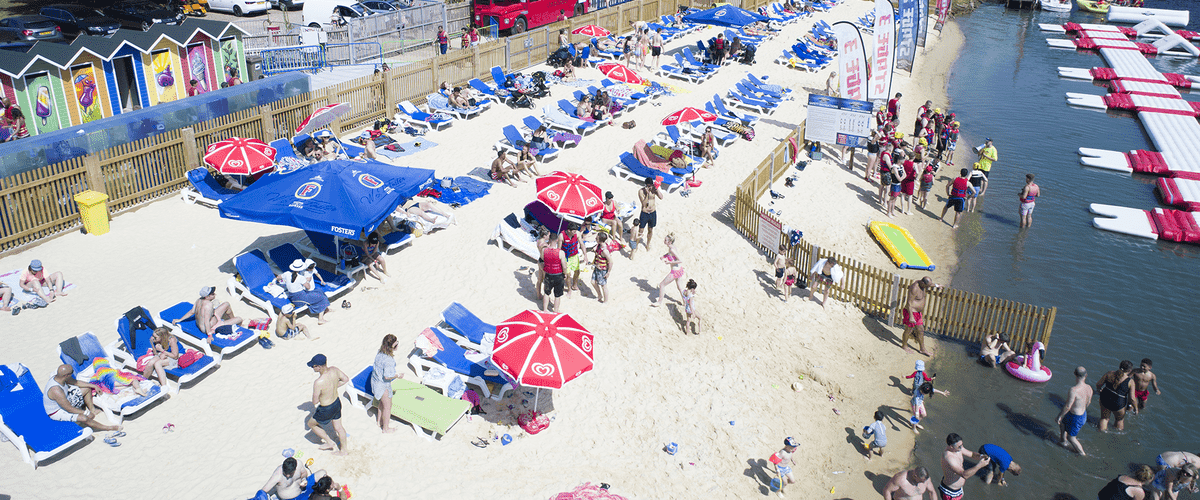 Beach at Liquid Leisure Windsor