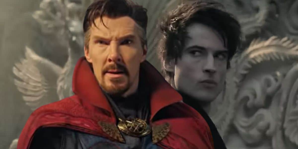 Benedict Cumberbatch as Marvel's Doctor Strange over Tom Sturridge as Dream/Morpheus on Netflix's The Sandman