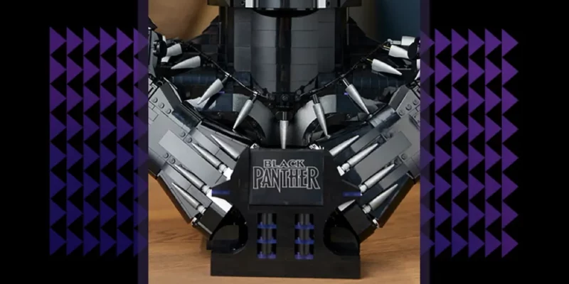 Black Panther LEGO Bust