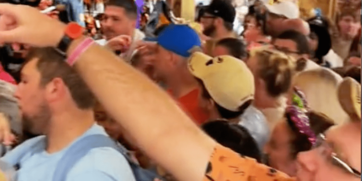 Guests Topple One Another For Disney Merchandise