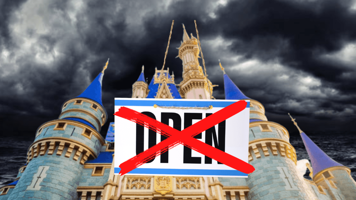 cinderella castle not open ian