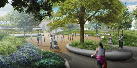 The Lucas Museum of Narrative Art park