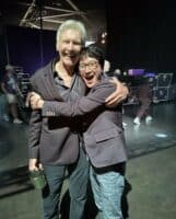 Ke Huy Quan and Harrison Ford at D23