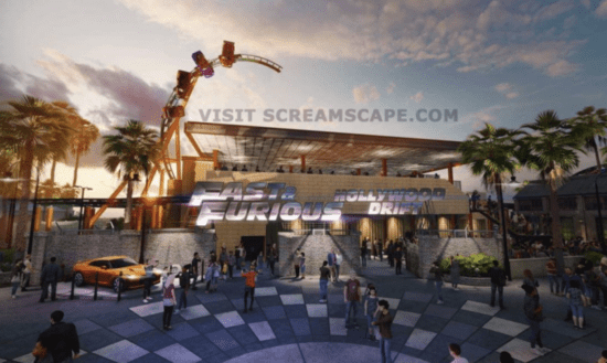 Fast & Furious Coaster Concept Art