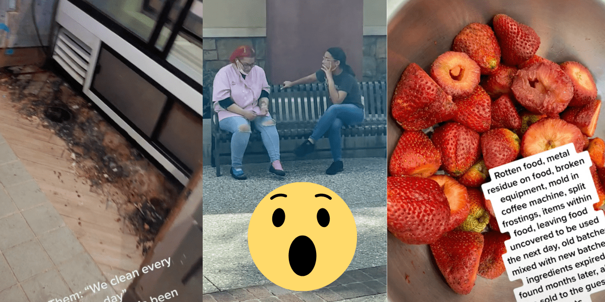 Dirt under a fridge, a manager talking to an upset Cast Member, rotten berries.