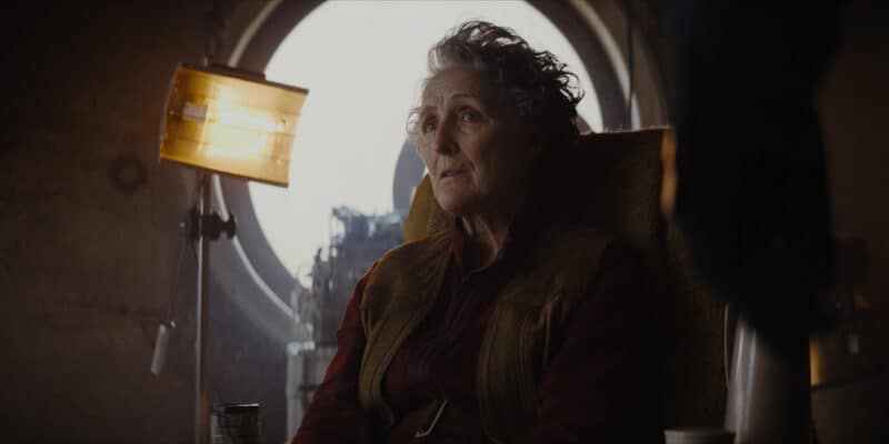 Maarva (Fiona Shaw) in Andor (2022). Credit: Lucasfilm