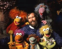 Jim Henson and Fraggle Rock characters