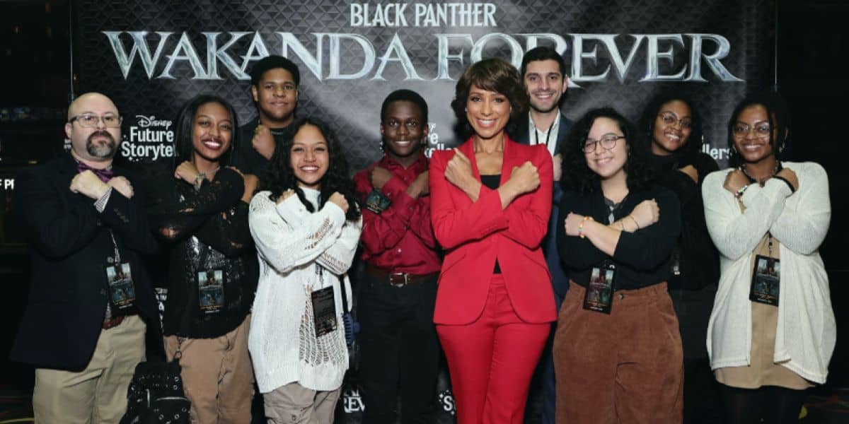 Guests at black panther wakanda forever premiere
