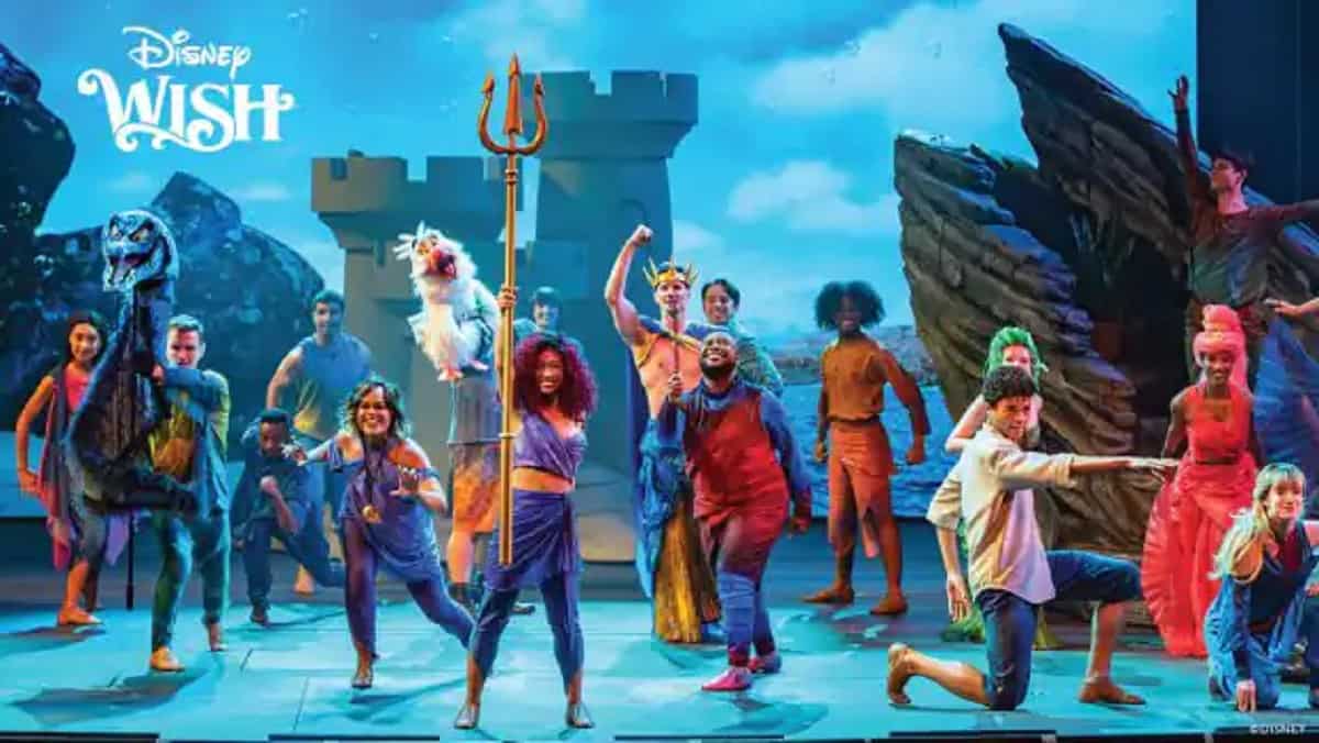 Little Mermaid show Disney Wish