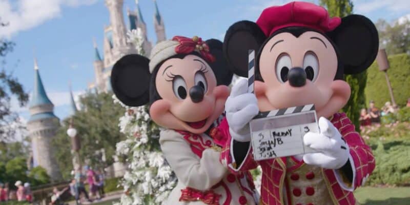 Minnie and Mickey in a holiday special
