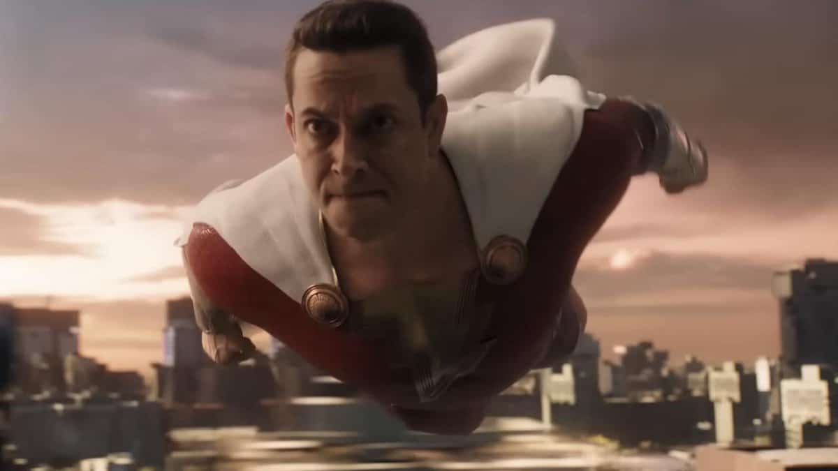 Shazam flying, DC Warner Bros