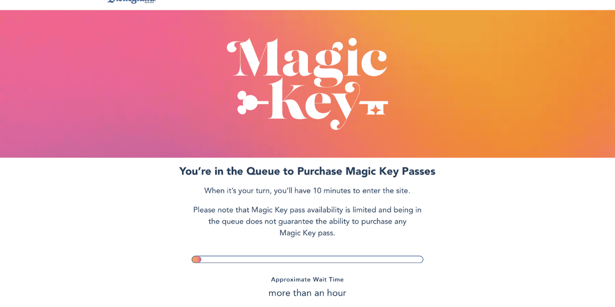 A screenshot of the Magic Key purchase screen