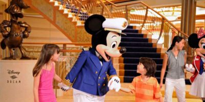Mickey Mouse and Guests on the Disney Dream