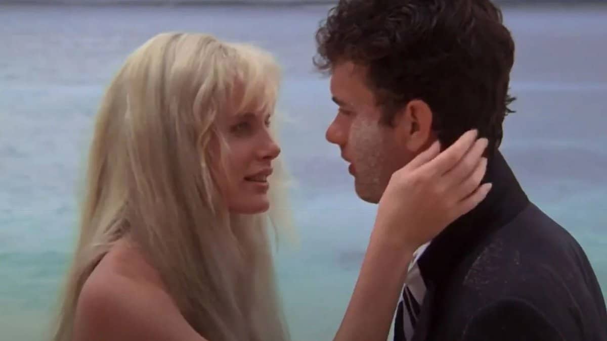 Daryl Hannah (L) and Tom Hanks (R) in 'Splash'