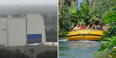 Universal orlando damaged attraction