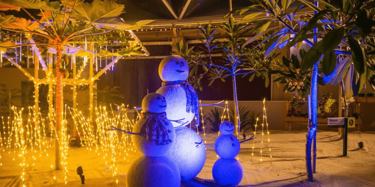 Living with the Land snowmen